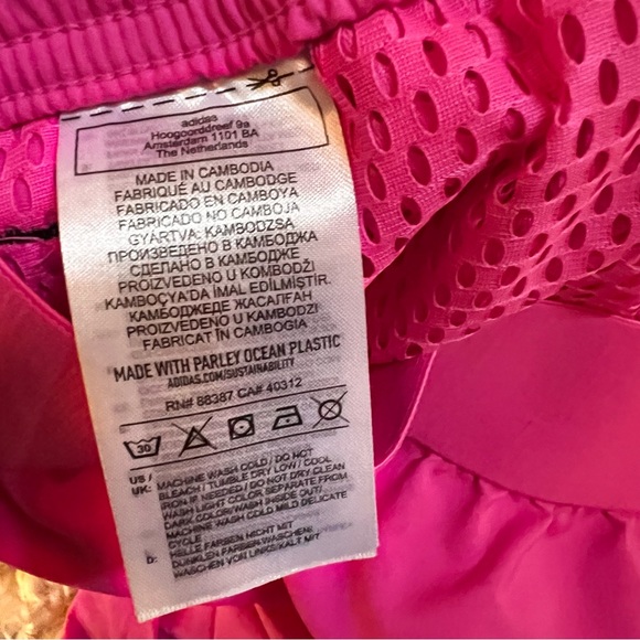 Adidas, Small size , pink athletic shorts . - Picture 3 of 14
